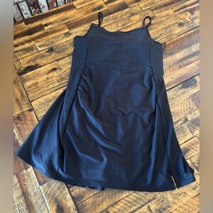 Old Navy Black Mini Power Soft Cami Athletic Dress